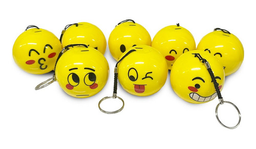 Combo De Mini Bocina Stereo Bluetooth Emojis Varios Mod 10pz