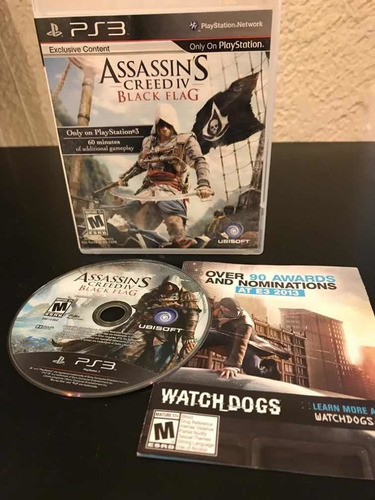 Juego Playstation 3 Assassins Creed Iv Black Flag FĂsico (Usado)
