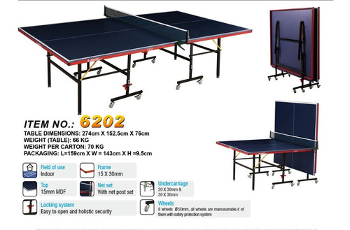 Imagen 1 de 1 de Mesa De Ping Pong Regent Ss99