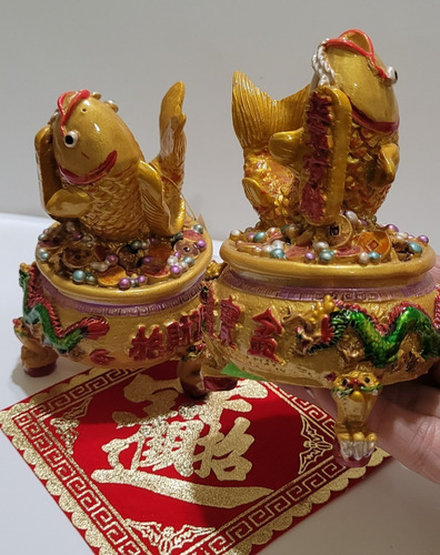 Pez Koi Simbolo Amor, Prosperidad, Suerte En Feng Shui