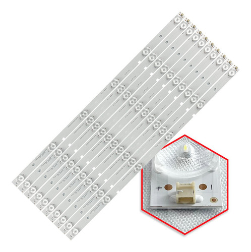Kit 10 Barra Led Ltdn48k20dam Hd480df-b37 Pci