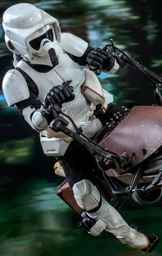 Figura Scout Trooper And Speeder Bike - Star Wars Return Of