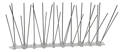 Pinchos Para Pájaros, Acero Inoxidable Flexible Con Base De