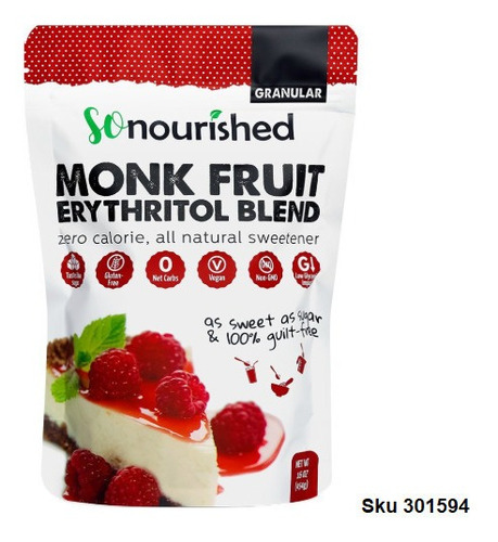 Granular Monk Fruit Sweetener With Erythritol W13