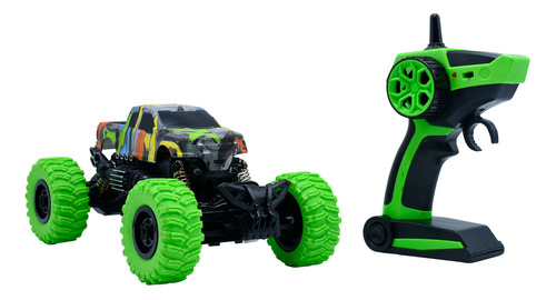 Carro Rc Crawler Tipo Climber Diseño Urban Toy Logic Color Verde
