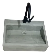 Comprar Bacha De Apoyo En Cemento P\u002F Baño Tamaño 50x37x13 Monocomand