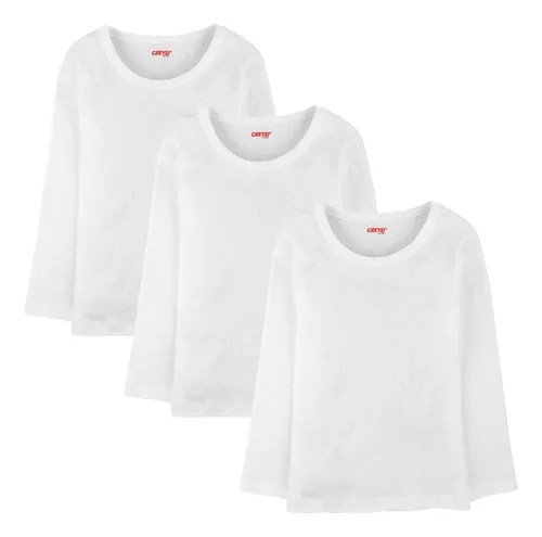 Camiseta Interior Manga Larga Ni o MercadoLibre
