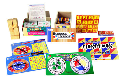 Paquete Juegos Para Pensamiento Lógico Matemático, Prescolar