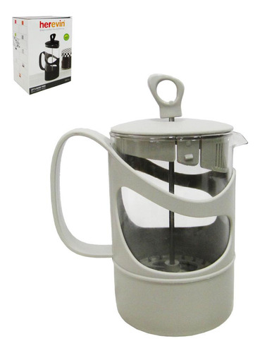 Cafeteira Francesa Chaleira De Vidro 660ml Com Tampa E Base