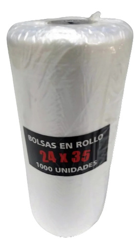 Bolsas Rollo Para Comercio 24x35 - 1000 Unidades