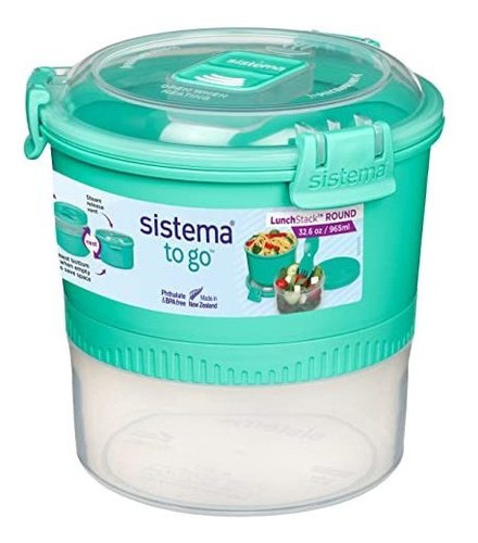 Sistema Lunch Stack To Go De 965 Ml, Polipropileno, Varios C