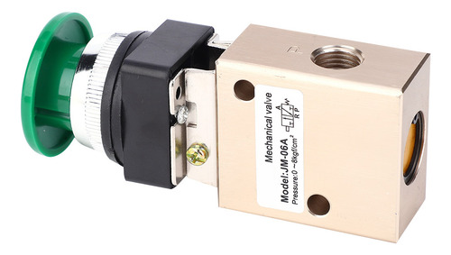 Válvula Pt1/4 De Pulgada Jm-06a Neumática Mecánica De 2 Posi