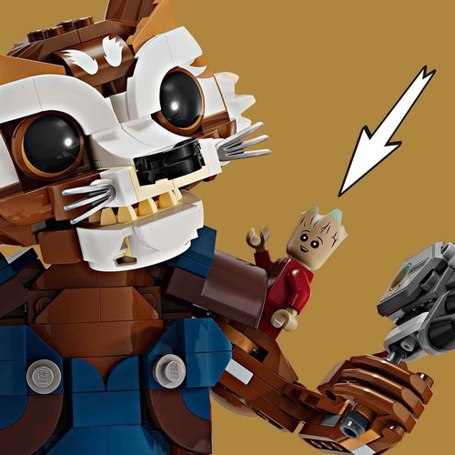 Lego Marvel Rocket Y Baby Groot Infinity Saga 76282