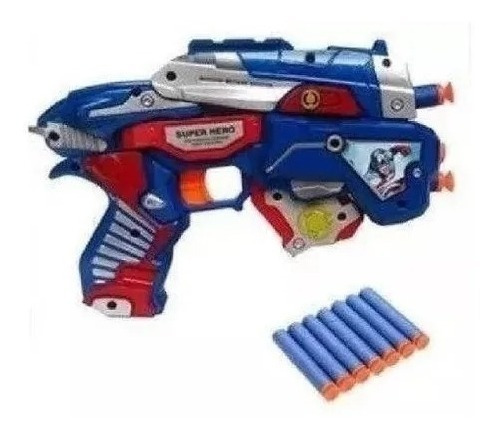 Pistola Dardos Capitan America Juguete Niño