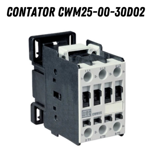 Chave Contatora Tripolar Weg 25a 24v 60hz Seguro Original