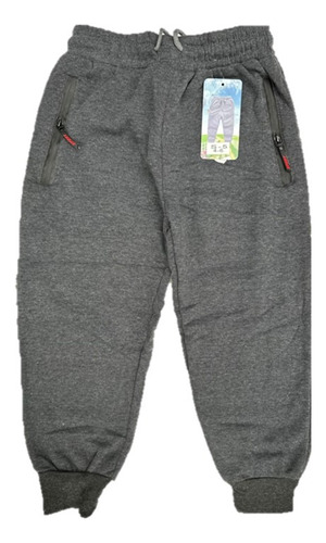 Pantalon De Buzo Niño Forrado Polar - Colores Talla 4 A 10