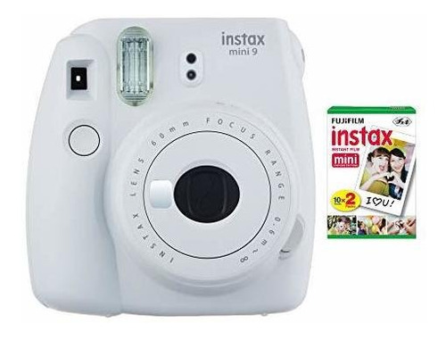 Fujifilm Instax Mini 9 Camara Instantanea Blanco Ahumado Y P