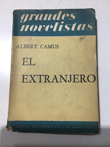 Albert Camus El Extranjero Libro Fisico