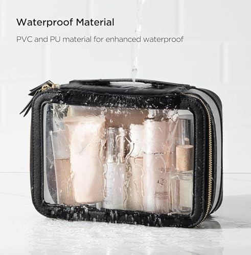 Organizador De Maquillaje Transparente Portátil Viaje Con Es
