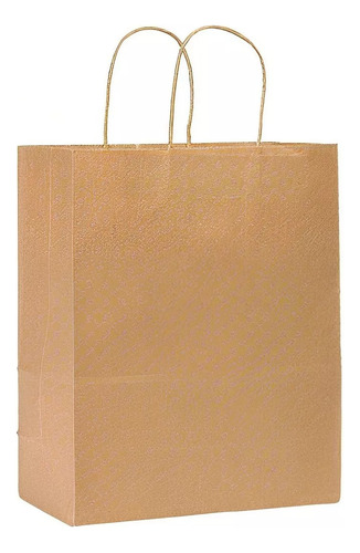 Bolsas De Regalo Papel Kraft 10 Uni - Tamaño 22x30x10cm 