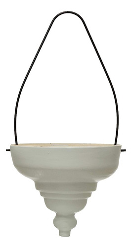 Bloomingville Terra-cotta Metal Hanger, Jardinera Colgante B