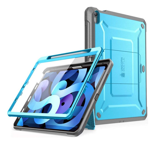 Funda Para iPad Air 4 Supcase Protector Incorporado Azul