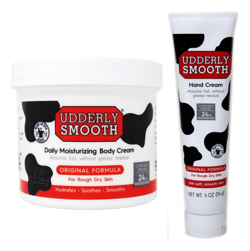 Udderly Smooth Paquete De Dos Cremas Corporales Udder Body .