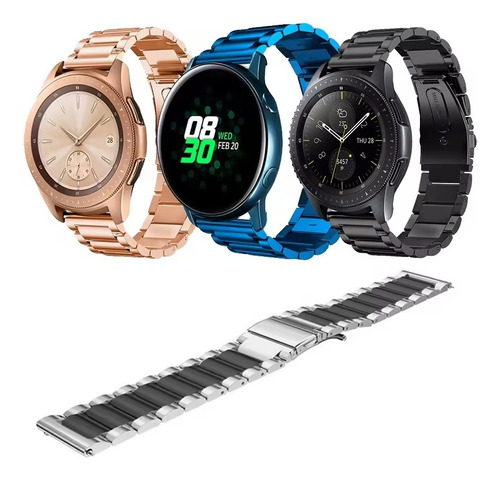 Correa Metálica Para Samsung Galaxy Active/ S2/ Watch 42mm
