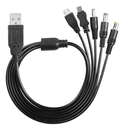 Cable De Alimentación Usb A Cc De 5 V, Cable Usb Universal C