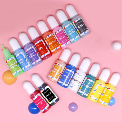 16 Uds Resina Epoxi Color Tinte Colorante Vela Hacer 10ml