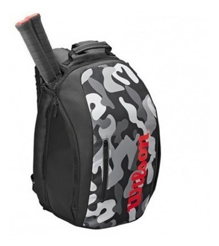 Mochila Wilson Camuflada Bolso Raquetero Tenis - Estacion Deportes Olivos