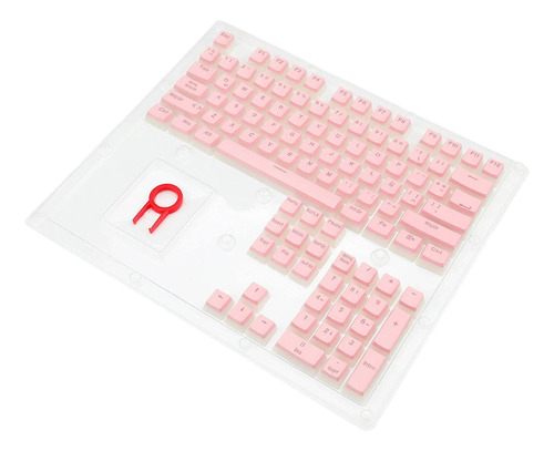 Keycaps Color Rosa, Doble Disparo Marca Reddrgon Scarab