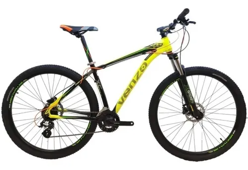 Bicicleta Venzo Rodado 29 Mountain Bike Primal Xc 24 Vel Hid