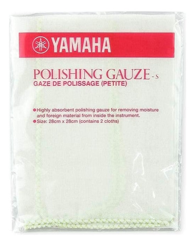 Kit 02 Gaze Tecido 28x28cm Yamaha Limpeza Polishing Gauze