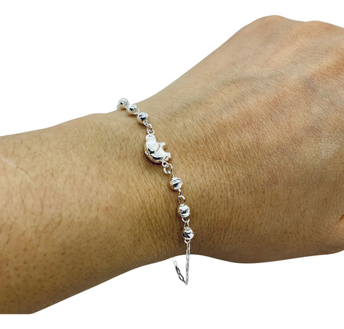 Pulsera Dama De Elefante (deperlá Plata)