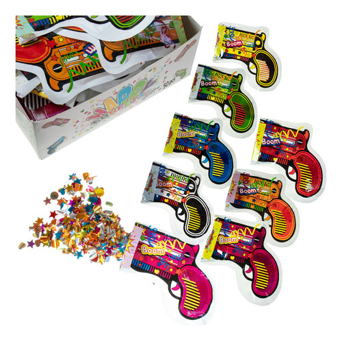 Valo Concept, Boom Pistola Confetti multicolor 50 Pz Color Multicolor Pz50