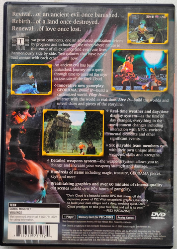 Dark Cloud Ps2 (Usado)