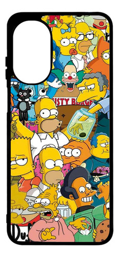 Funda Protector Case Para Moto G52 Los Simpsons