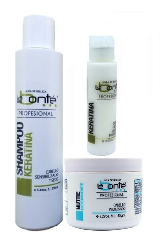 Kit Labonté Shampoo + Vitamina Nure Extensiones + Keratina