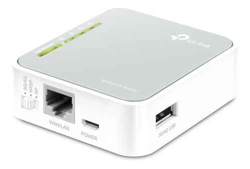 Imagen 3 de 3 de Router, WISP TP-Link TL-MR3020 V1 gris 220V