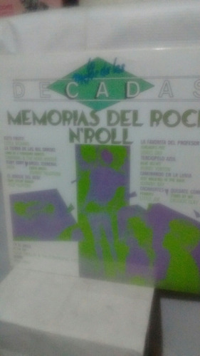 Memorias Del Rock N'roll. Lo Mejor De Las Decadas. Lp.