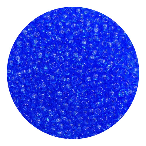 Chaquira Calibrada Preciosa 10/0 30030 Azul Transparente 50g