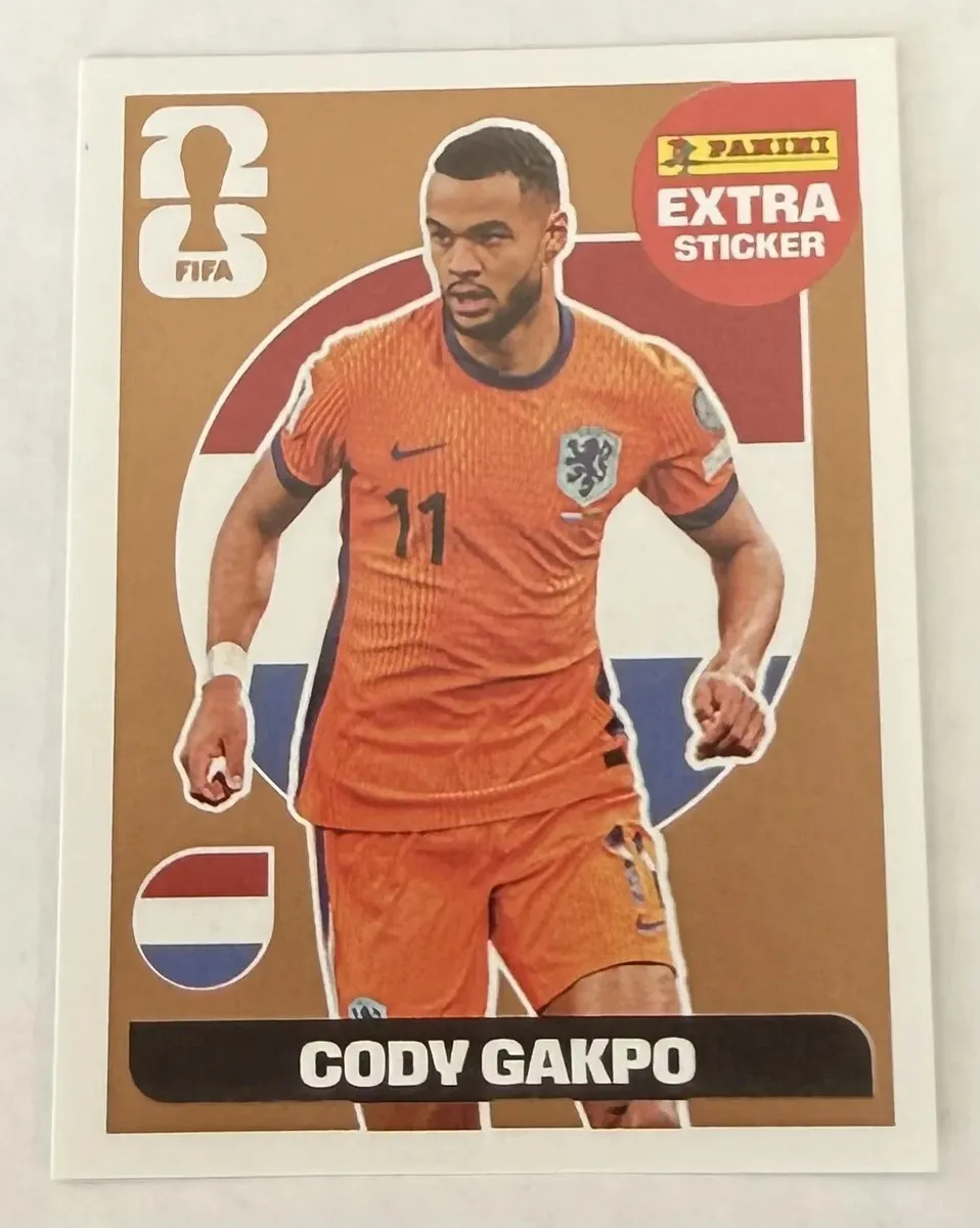 Figuritas Extras Panini Copa Del Mundo 2026 Cody Gakpo Bronce