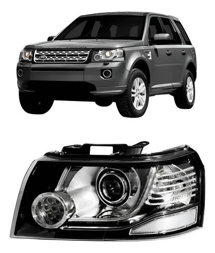 Farol Freelander 2 2006 A 2013 D3s C/ Led Cromada 12 Pinos