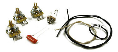 Quality J Bass Complete Wiring Kit Aad