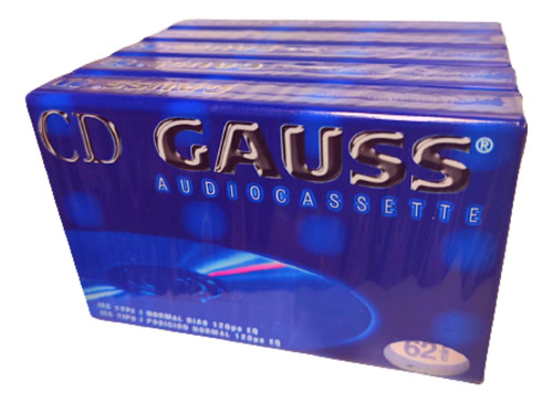 Audio Cassette Gauss 62minutos