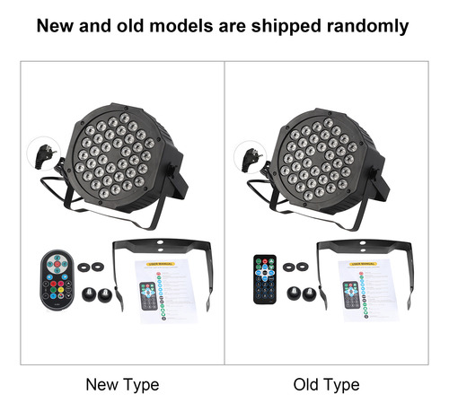 Control Remoto Stage 72 W 36 Led Rgb Party Disco Club Dmx512