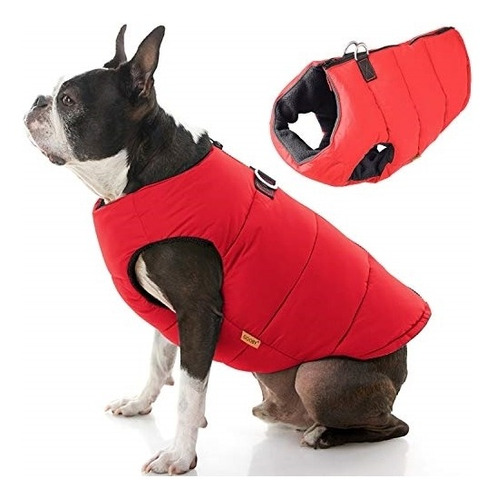 Chaquetas Acolchado Para Perros Rojo Talla Xs