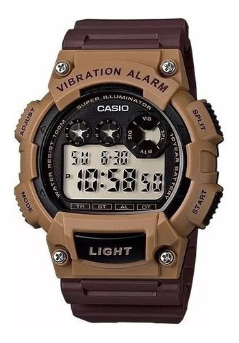 Reloj Casio Vibration Alarm Sumergible 100m W-735h-5avdf