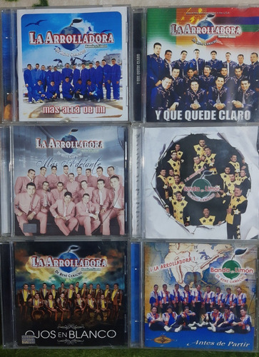 6 Cds La Arrolladora Banda El Limon (Usado)